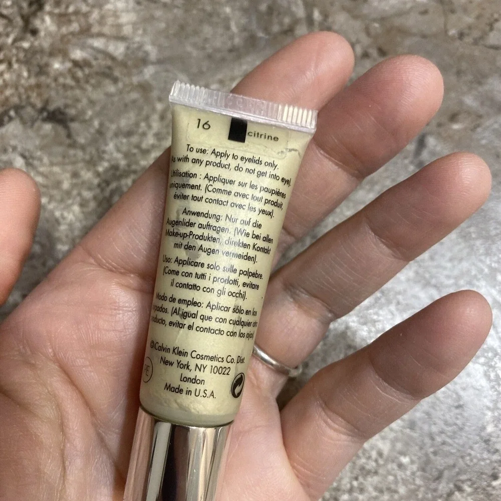 Calvin Klein Eye Color Wash 16 Citrine 0.33‎ fl.oz New Rare Shimmer Eyeshadow